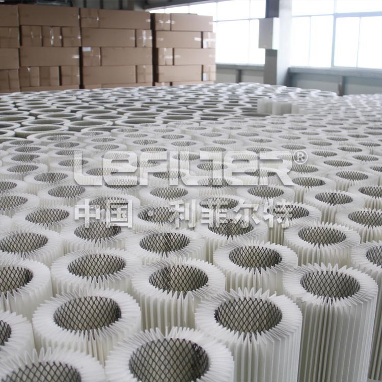 Ordinary polyester non-woven dust filter cartridge