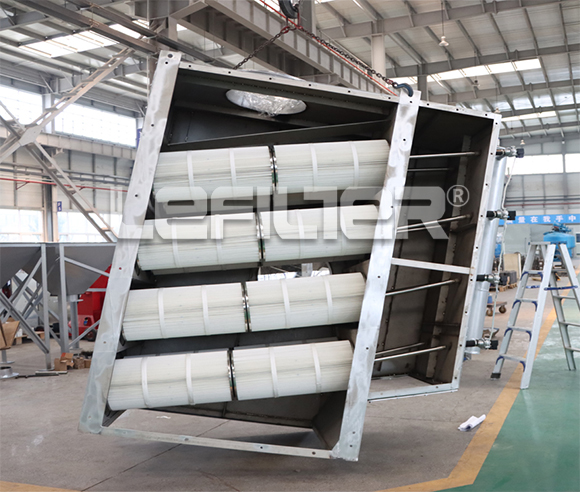 China Manufacture Metal Cap cylindrical dust cartridge Air Filter