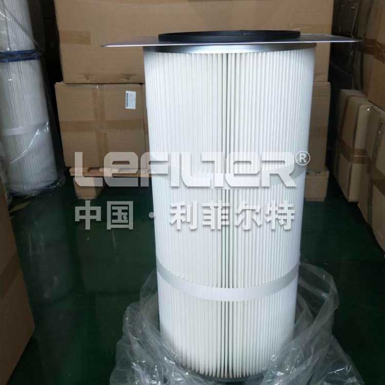 Flange connection dust filter cylinder