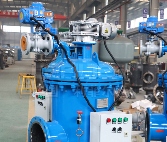 Brush type self-cleaning filter stainless steel industrial water filter