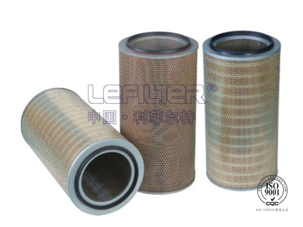 Coated non-woven dust filter cylinder