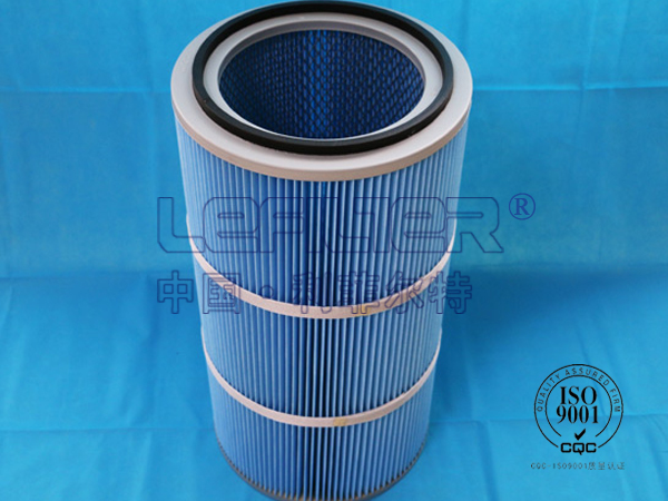 Flame retardant dust filter cartridge