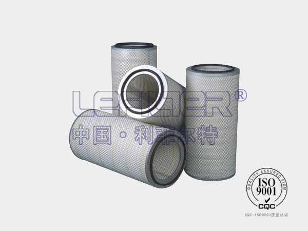 Coated non-woven dust filter cylinder