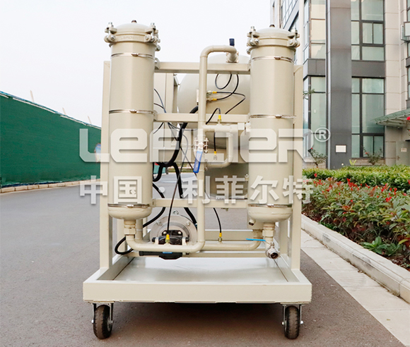 Coalescing dehydration oil filter machine